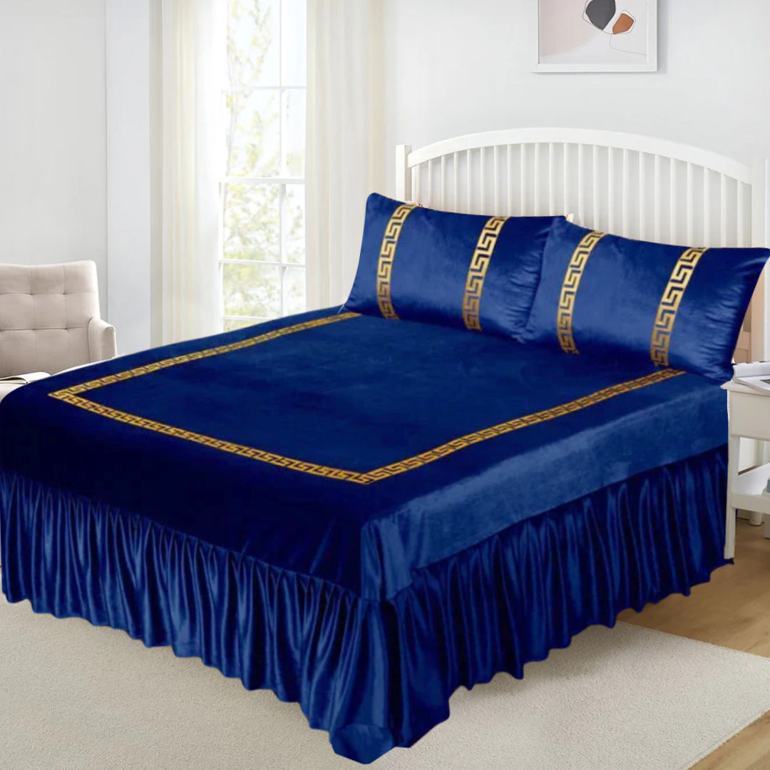 Luxury Velvet Bedding Set-3 Pcs