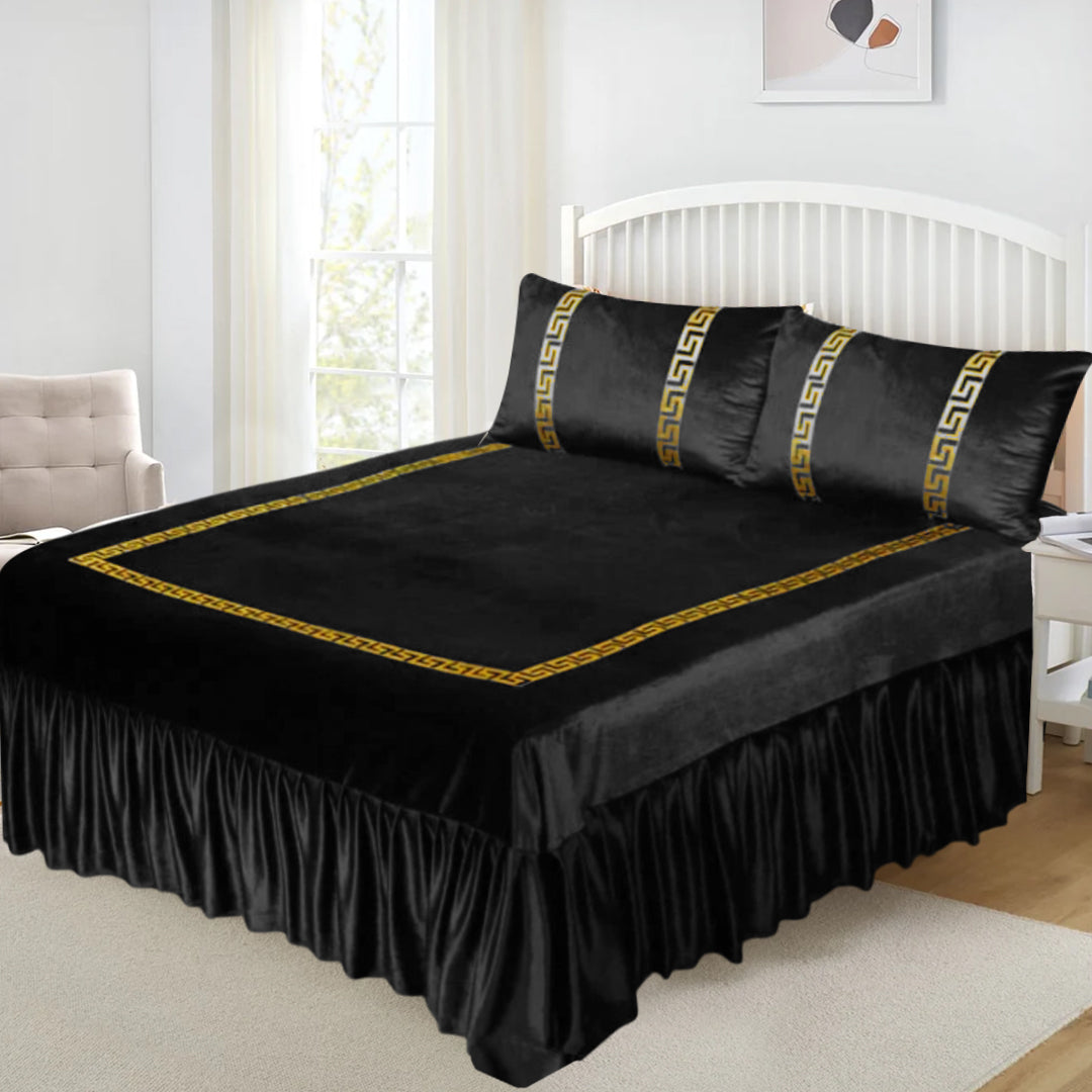 Luxury Velvet Bedding Set-3 Pcs