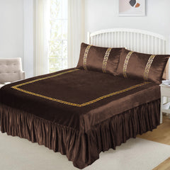 Luxury Velvet Bedding Set-3 Pcs