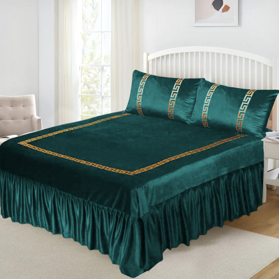 Luxury Velvet Bedding Set-3 Pcs
