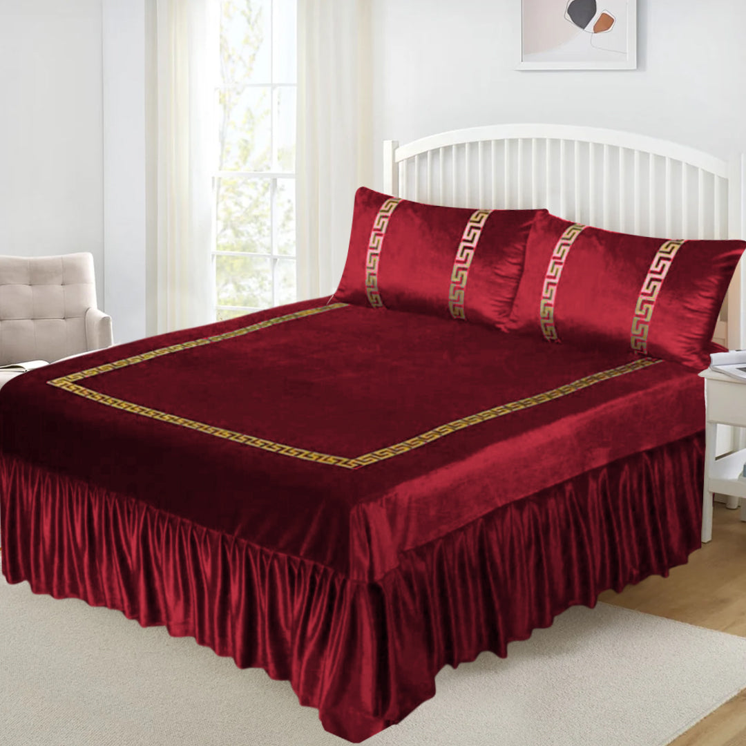 Luxury Velvet Bedding Set-3 Pcs