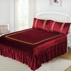 Luxury Velvet Bedding Set-3 Pcs