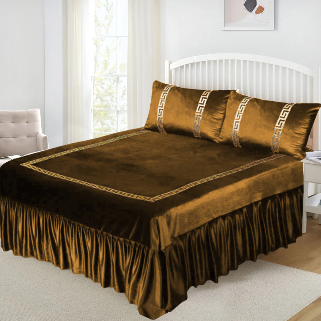 Luxury Velvet Bedding Set-3 Pcs