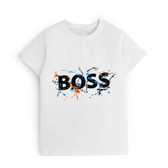 Kids Digital Printed Pure Cotton T-shirts B/S