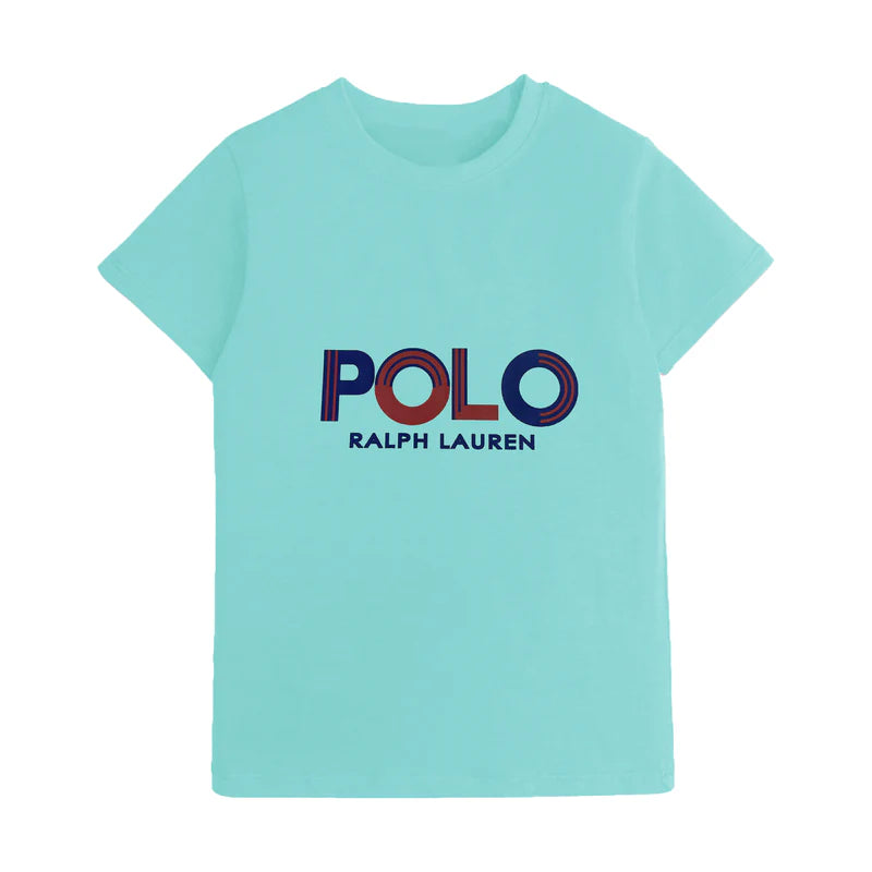 Kids Digital Printed Pure Cotton T-shirts B/S C-Green