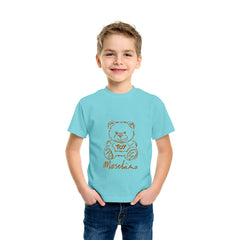 Kids Digital Printed Pure Cotton T-shirts B/S Blue