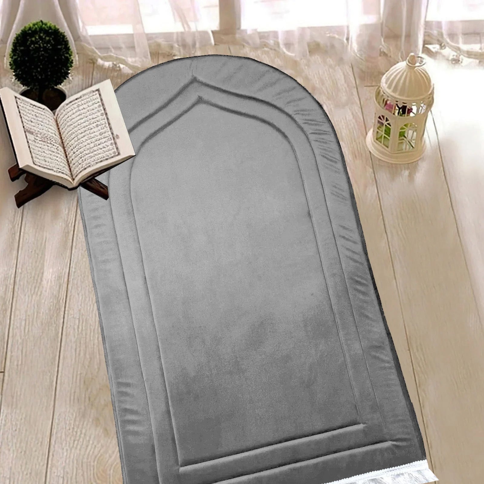 Luxury Handmade Anti-Slip Velvet Prayer Mat