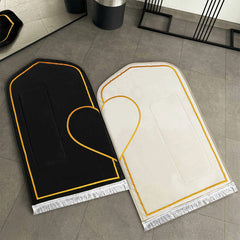 Luxury Handmade Anti-Slip Velvet Prayer Mat For couples