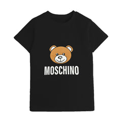 Kids Digital Printed Pure Cotton T-shirts B/S Black