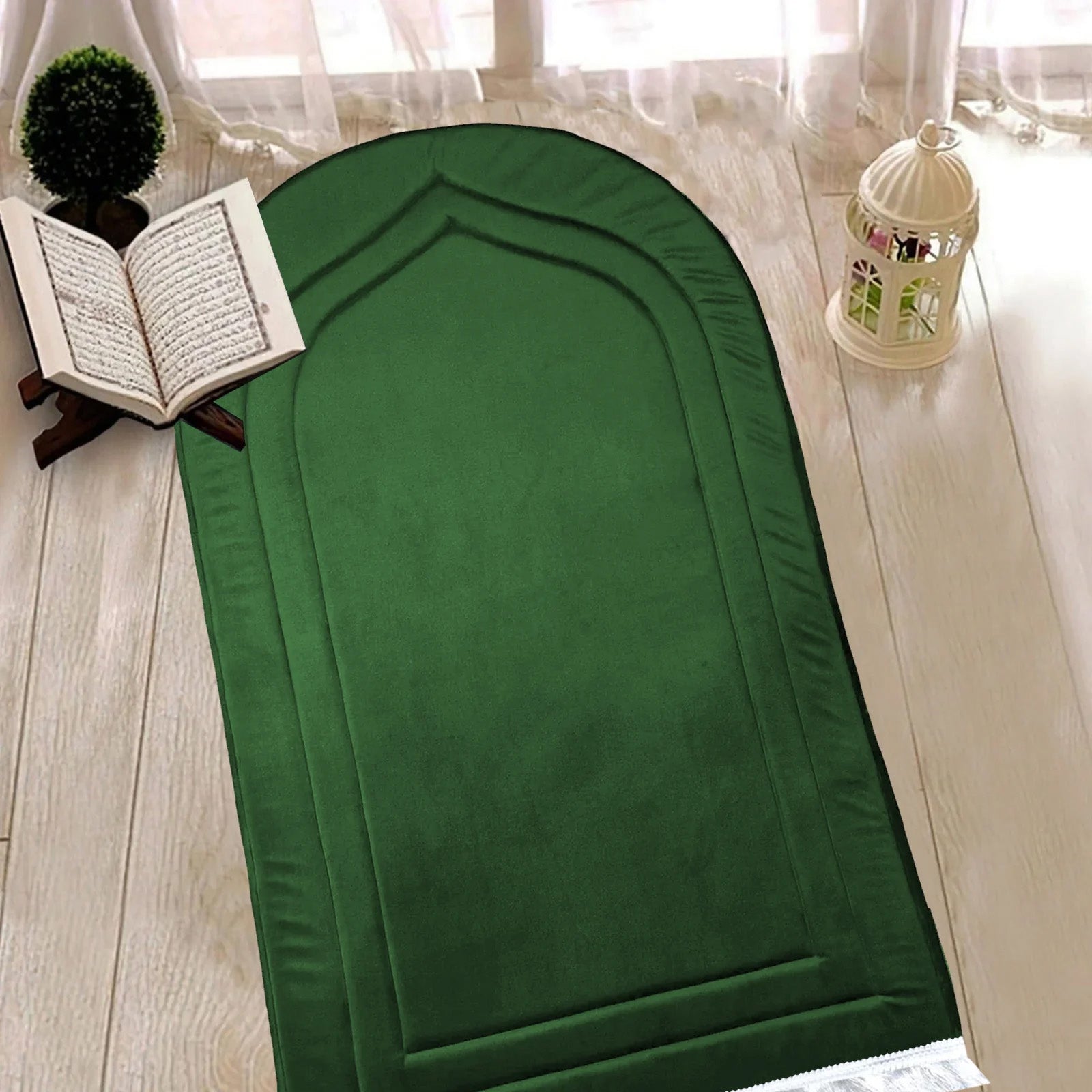 Luxury Handmade Anti-Slip Velvet Prayer Mat