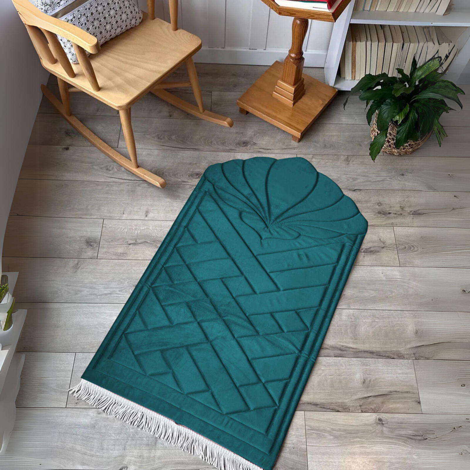 Luxury Handmade Anti-Slip Velvet Prayer Mat