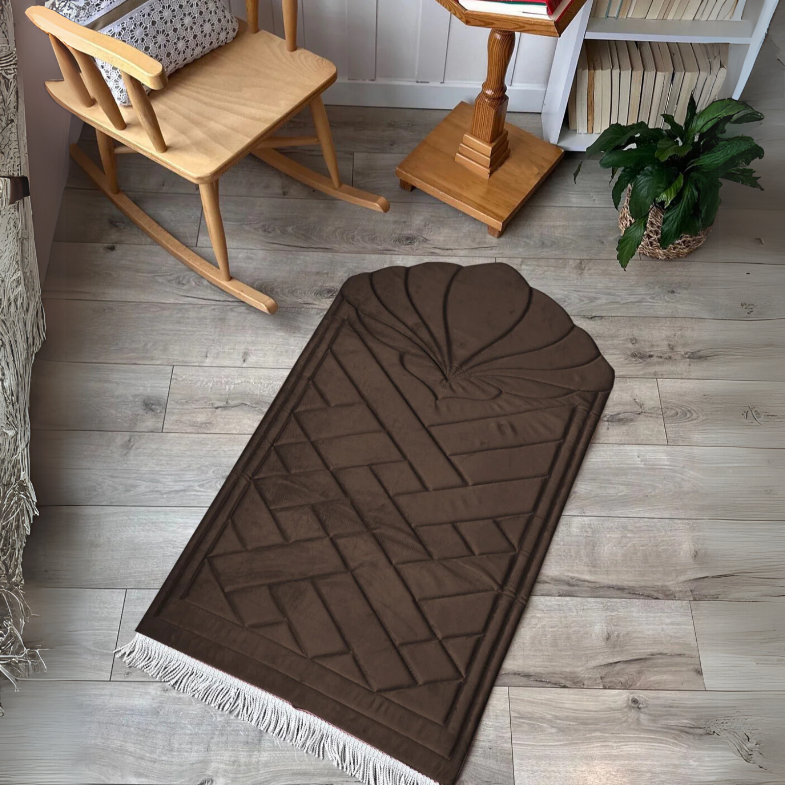 Luxury Handmade Anti-Slip Velvet Prayer Mat