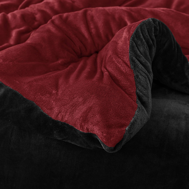 Premium Velvet dual Shade Bedding Set