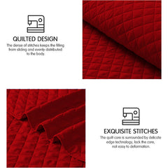 Embossed design soft Microfiber Bedspread-King size-Maroon