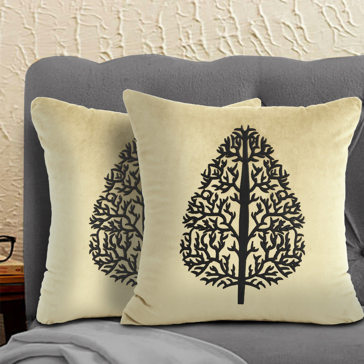 Pair Of Leaf Cushion Cover 16