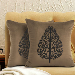 Pair Of Leaf Cushion Cover 06