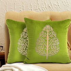 Pair Of Leaf Cushion Cover 04