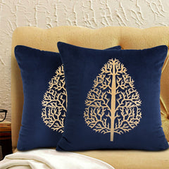 Pair Of Leaf Cushion Cover 01