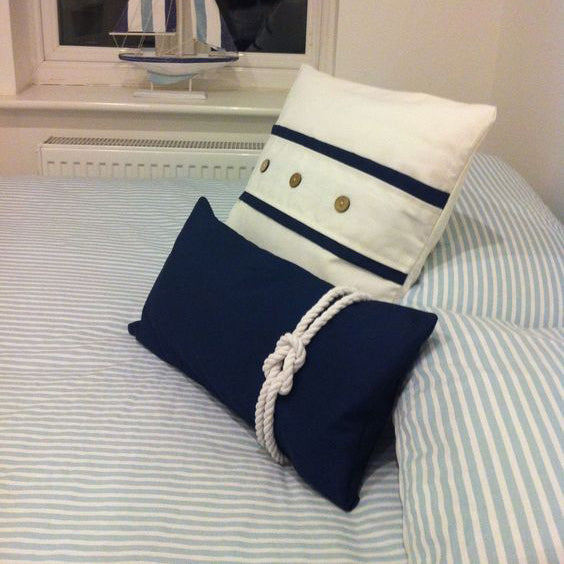 2 Pcs Cotton Embellished Cushions