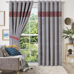 2 pc Vallee Design Premium Velvet curtains
