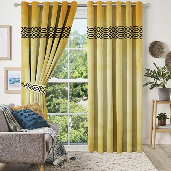2 pc Vallee Design Premium Velvet curtains