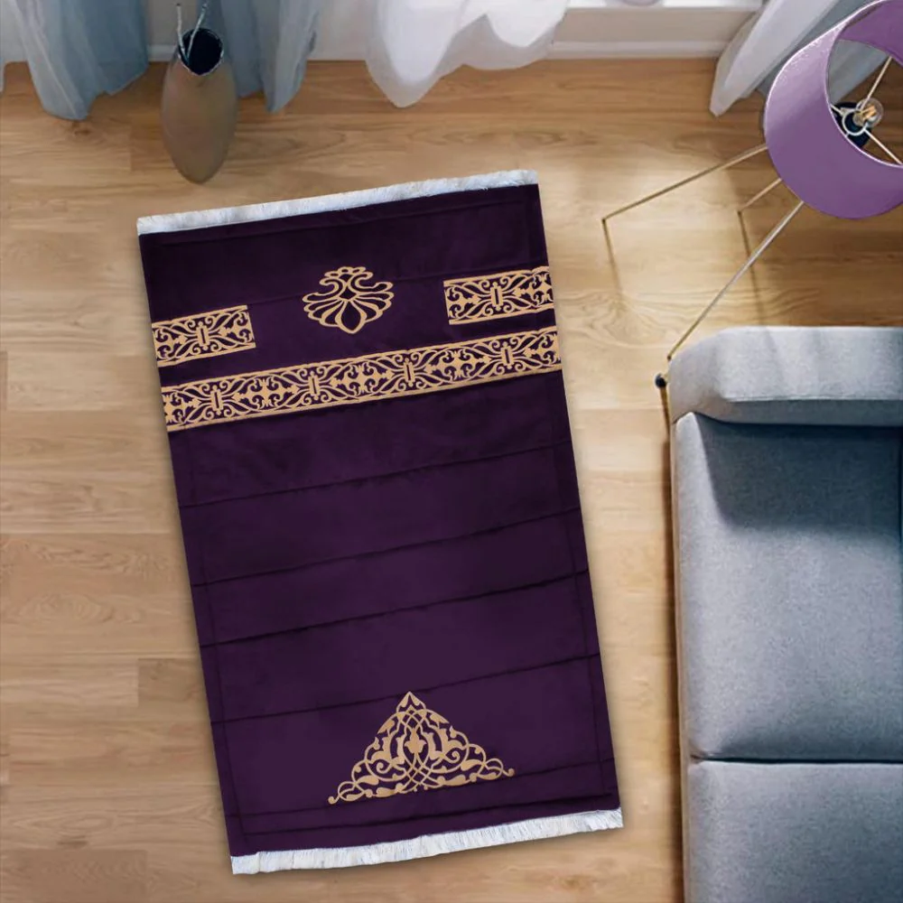 Luxury Handmade Anti-Slip Velvet Prayer Mat