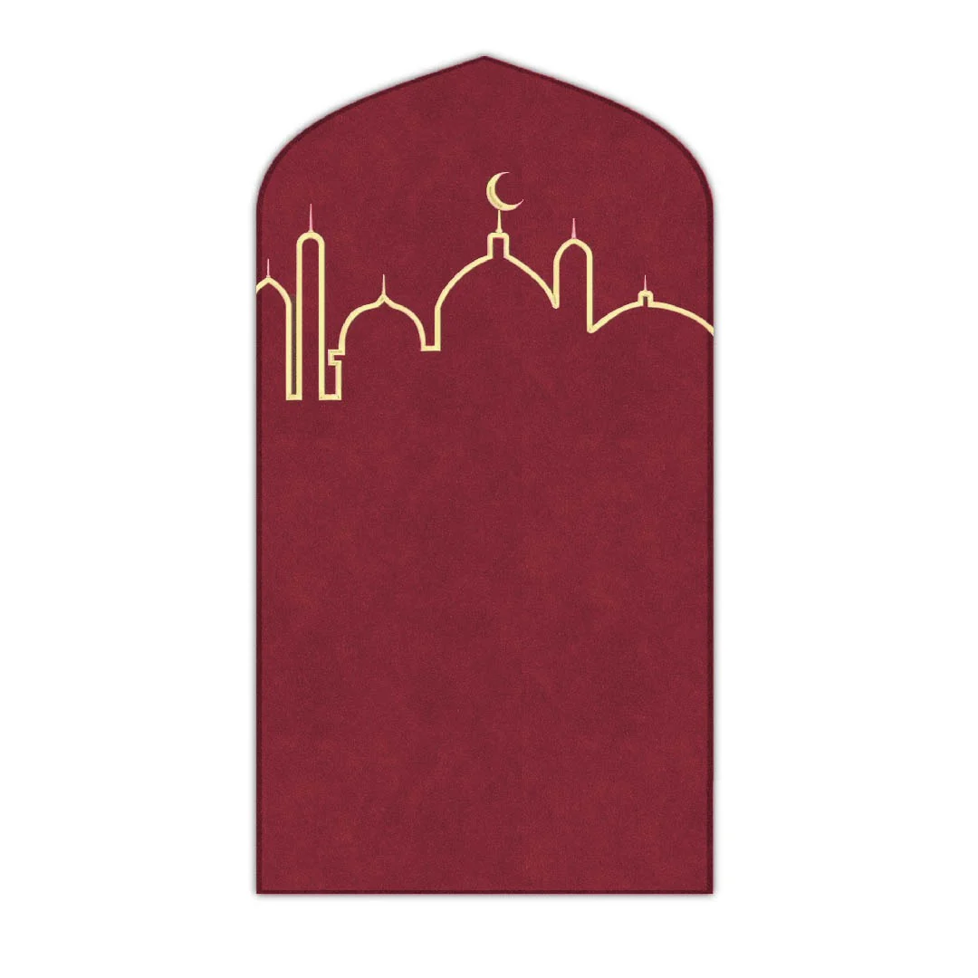 Luxury Handmade Anti-Slip Velvet Prayer Mat