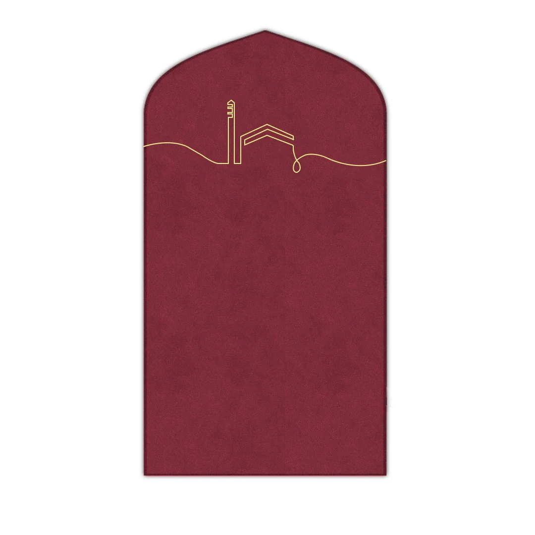 Luxury Handmade Anti-Slip Velvet Prayer Mat